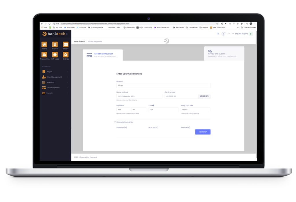 BankTechPR Dashboard